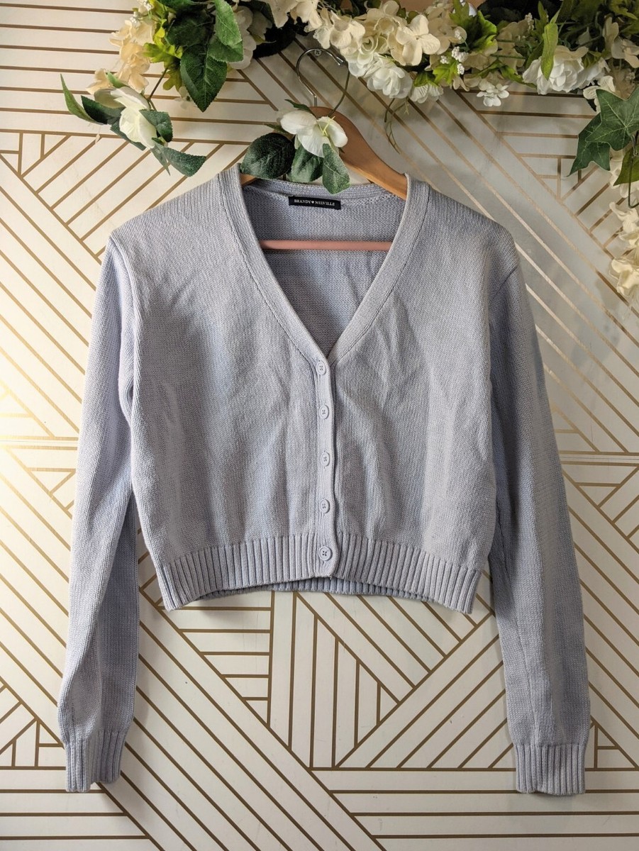 brandy melville blue cardigan