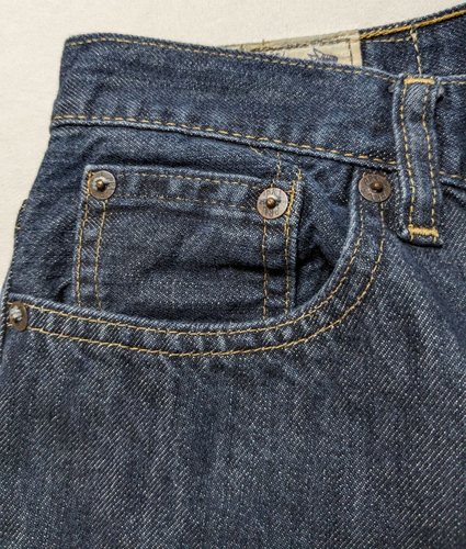 POLO RALPH LAUREN SLIM FIT Boys 20 (32x32) Cotton Denim Dark Wash Blue Jeans EUC - Picture 11 of 20