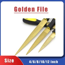 4-12 Inch Golden Rasp File Woodworking Files Wood Carving Tool Carbon Steel