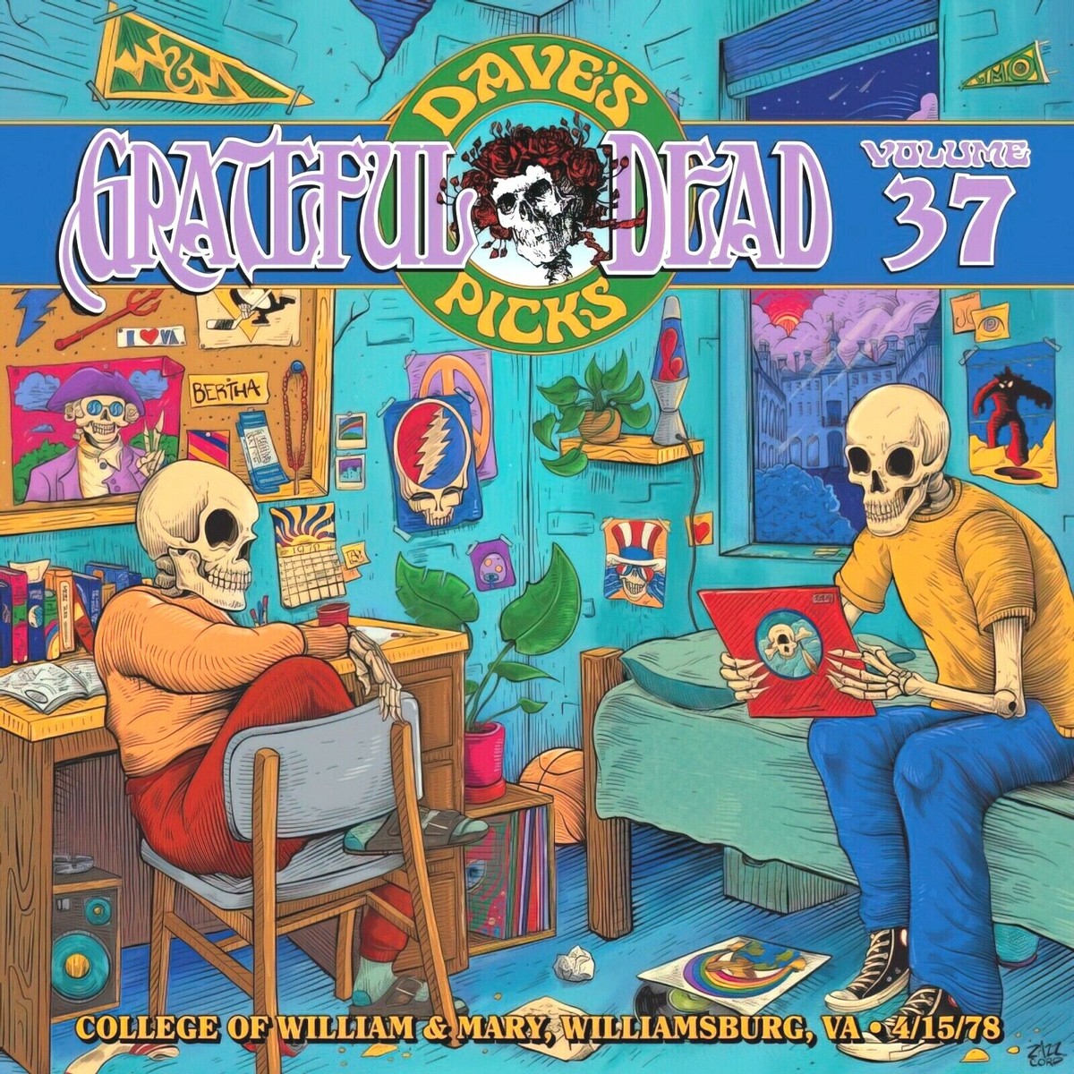Grateful Dead Dave's Picks Volume 37 1978 12x12 Album Cover