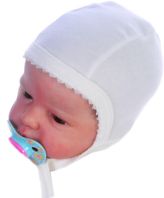 Mütze Babymütze Haube 32-38cm für Neugeborene und Frühchen Babybekleidung