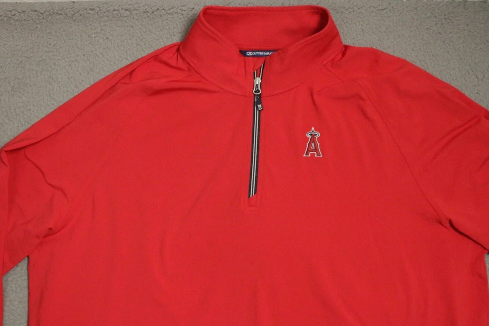 Los Angeles Angels Baseball Sweatshirt Mens 2XL  Red MLB - Image 2 of 4