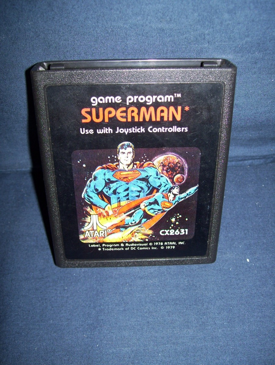 家庭用ゲームソフト SUPERMAN [ATARI2600] Superman Atari 2600 Game 1979 Used No Box | eBay