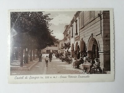 POSTCARD CASTEL DI SANGRO L'AQUILA ABRUZZO VITTORIO EMANUELE LANDSCAPE