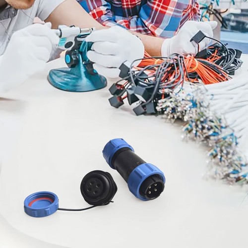 SP21 4Pin,Waterproof Aviation Cable Connector,Power Connector Plug-Socket IP67, - Picture 10 of 12