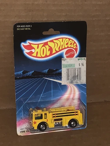 Vintage 1987 Mattel Hot Wheels Fire Eater Vehicle #4001