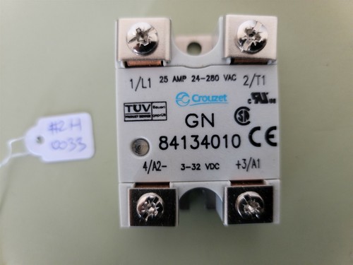 Crouzet GN 84134010 Solid State Relay 25Amp 24-280VAC - New - Picture 2 of 5