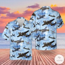 Us Airforce Ww Ii Airplanes Hawaiian Shirt Beach Summer