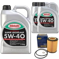 MotoröL Set 5W-40 Vollsynth Meguin 7 Liter + ÖLfilter FüR BMW 3Er 5Er Z3 E36 E46