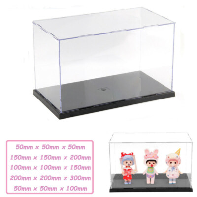 F Fityle Clear Acrylic Display Box Display Case Cube