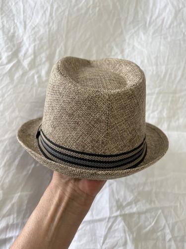 STETSON | Traveler Beige Fedora Hat Size M (Band Measurement Approximate 22”) - Picture 4 of 9