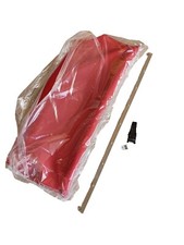 CAPOTE COMPLETA FIAT 500EPOCA  TELAIO+TELO ROSSO  + barra + MANIGLIA  e scontro 