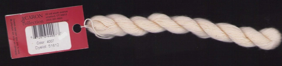 Impressions by Caron SILK & WOOL 4007 LT Yellow 36 yds from Italy Needlework - Image 2 of 2