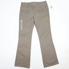 NWT Old Navy Women's Sz 8 Mid-Waist Wide-Leg Trouser Pants Olive Gray