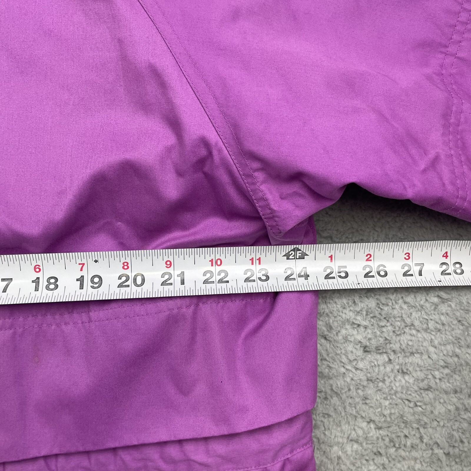 Vintage Vine Below Coat Womens Large Zepel Treated Colorful Funky 80s Zip Snap