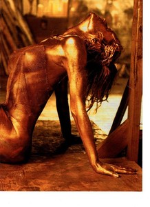 Playboy Magazine Print 2 Page Pin Up Sexy Farrah Fawcett Body