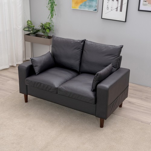 Modern L-Shaped Corner Sofa 2 3 Seater Armchair Couch With Footstool - Picture 129 of 411