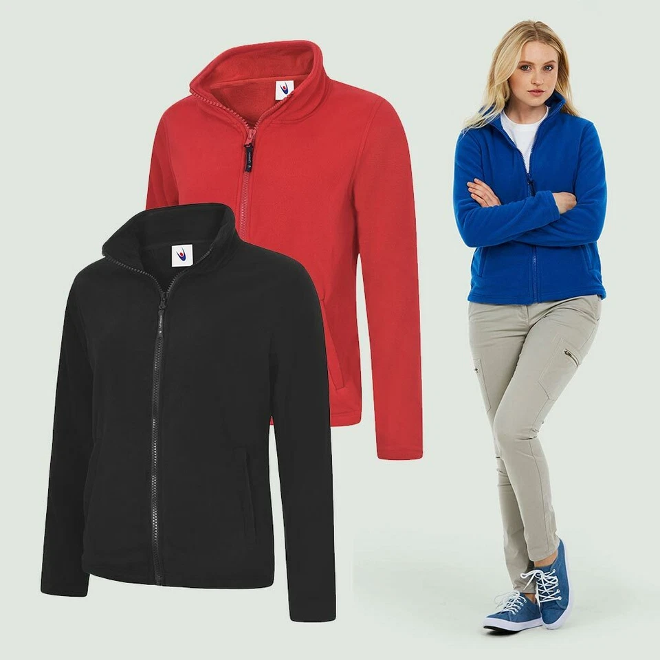 Ladies Classic Full Zip Fleece Jacket by Uneek UC608 - Ladies - XS to 4XL - Image 1 of 1
