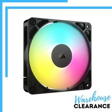 Corsair RS120 ARGB PWM 12cm Case Fan - AirGuide Tech - Black - 3 Pack