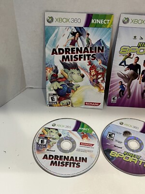 Xbox 360 Game Lot (4) Kinect Sports Joy Ride Kinectimals