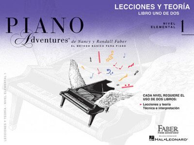 Faber Piano Adventures Lecciones Y Teoría - Libro Uno De Dos Nivel Elemental 1 S