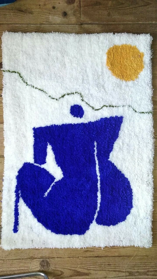 Tapisserie murale handmade art moderne - Photo 2/3
