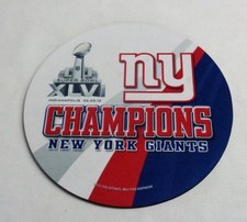 NFL New York Giants SuperBowl 46 World Champions Mouse Pad Manning MVP FREESHIP