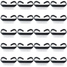 20 Pack Handle Grip Nail Brush for Fingernail Toenail Cleaning Manicure Scrub