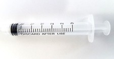 3ml Syringe Only Luer Lock Tip Sterile Disposable Latex Free 3cc/ml 10 Units