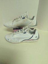 Puma Limited Ed. BMW MMS Drift Cat Decima Ice White w/Estate Blue Youth Size 7C