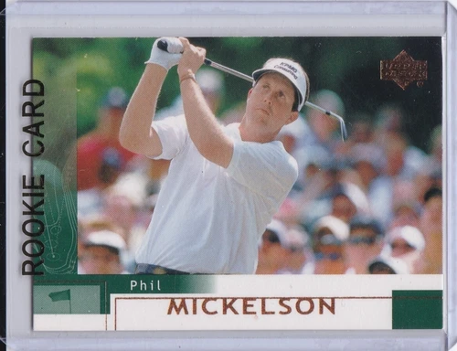 PHIL MICKELSON ROOKIE CARD 2002 Upper Deck #41 PGA Golf $$ RC Majors LIV TOUR