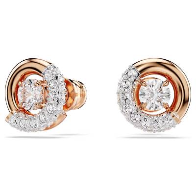 Orecchini Swarovski a Lobo Dextera 5692258 Earrings Cristalli Oro rosa Nuovi