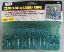IIT Plant & Garden Clips Securely hold plants in place 20 pieces
