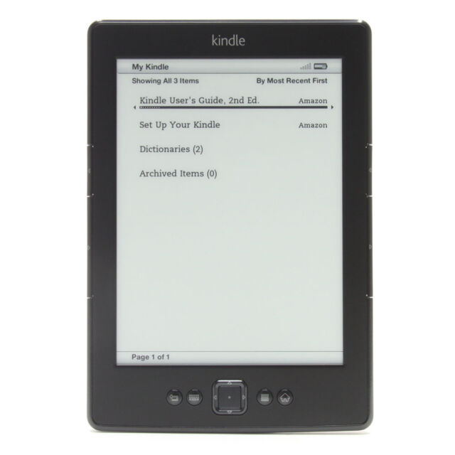 Kindle (5th Generation) 2GB, Wi-Fi, 6in - Black for sale online