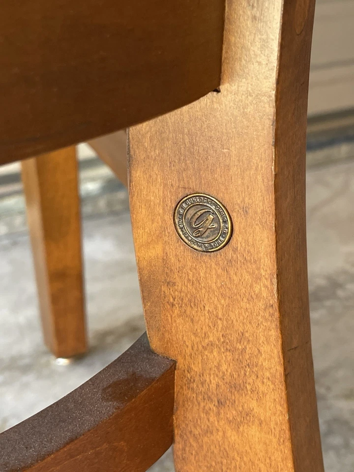 Silla Gunlocke 1959 banqueros silla de escritorio de oficina con M Gunlocke Chair Co. Foto 2 de 4