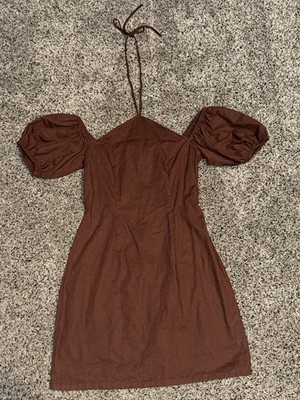 Never Fully Dressed Brown Dress