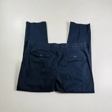 Dockers D4 Relaxed Fit Navy Blue Pleated Men’s Size 38x34
