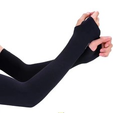 10pcs Black Sport Outdoor Golf Arm Sleeves-Cooling Cover with UV Sun Protection