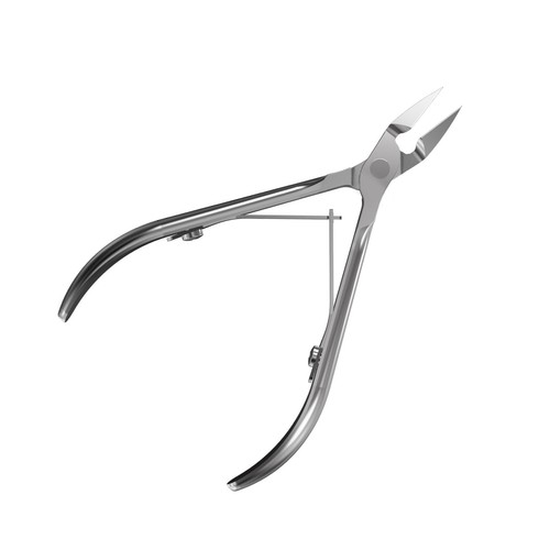 Cuticle Nippers 14mm Blades Stainless Steel Comfortable Grip Home Manicure Pedic