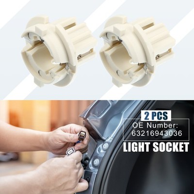 2PCS Tail Brake Light Bulb Socket Holder 63216943036 for BMW E36 E38 E65 E83 E53