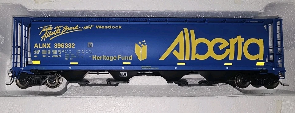 45117-23 Intermountain Alberta "Take A Break" 4-Bay Cylindrical Covered Hopper - Image 4 of 4