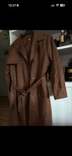 Suede Trench Coat