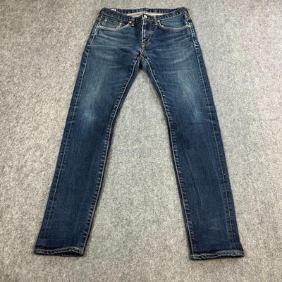 Edwin Herren Jeans Slim Skinny 30 32 Dark Wash Blau Schnurrhaare Japanese Denim ED32
