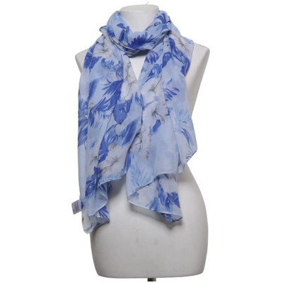 Åhléns, Sommerschal, Damen, Polyester, Blau/Weiß, 140 cm, 60 #rOd