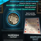 NR! Silver Shield Trump 2024 Series #14. Make America Great Again!  4TH RAREST!!