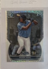 2023 Bowman - Chrome Prospects Xavier Isaac #BCP-145 Mojo Refractor (RC)