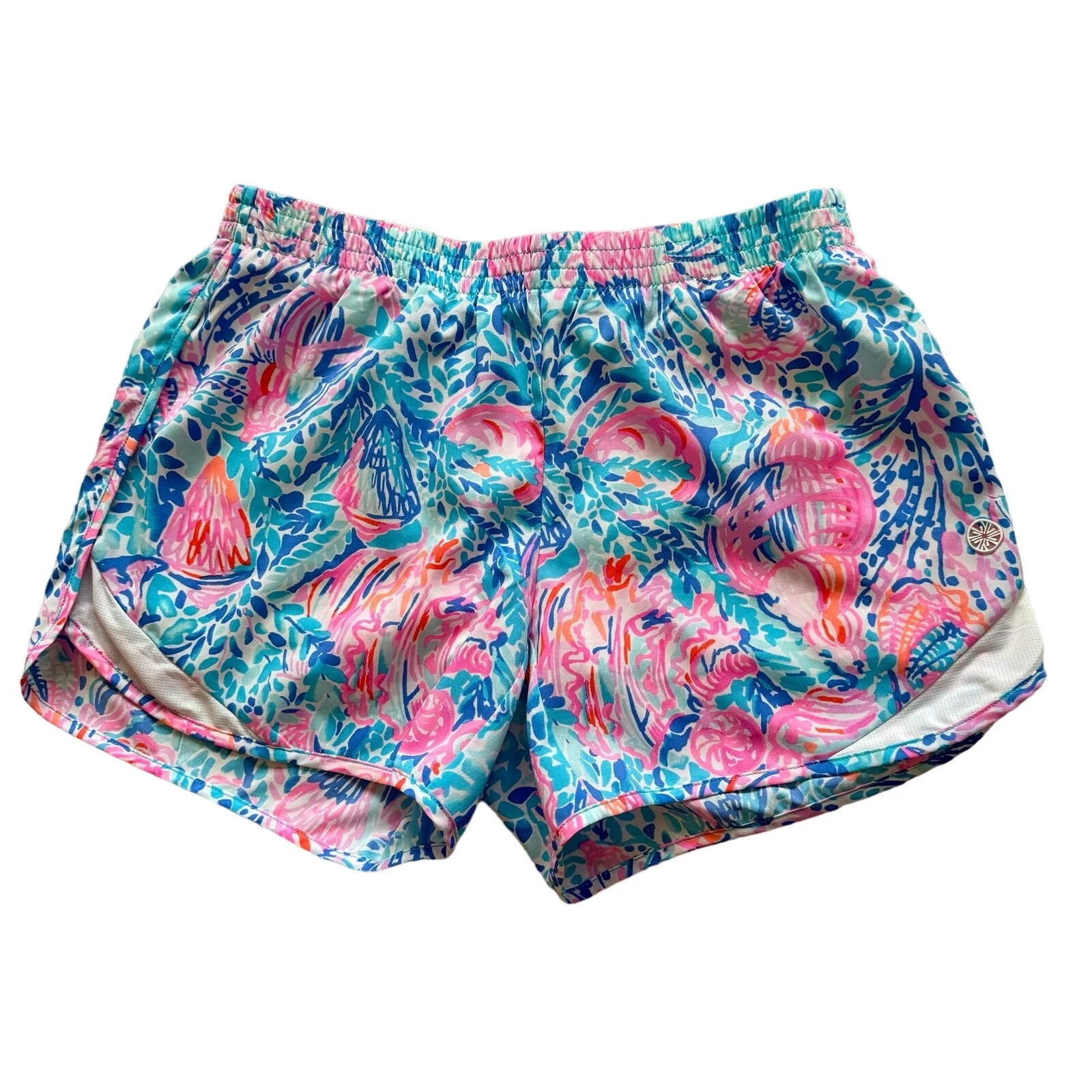 Lilly Pulitzer Luxletic Ocean Trail Athletic Running Shorts size XXS