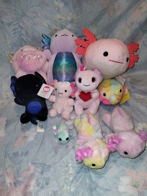 Axolotl Plush Lot Of 10 - Ty Fiesta BAB Squishmallow