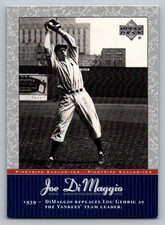 2001 UD Pinstripe Exclusives  Joe DiMaggio JD13