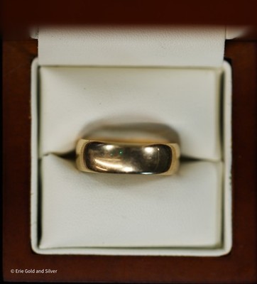J.R. Woods & Son 18k Gold Wedding Band SZ 10.75 - C.B.J. Hallmark